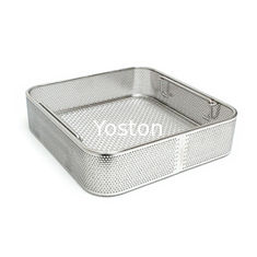 China Perforated Surgical Instrument Sterilization Containers Basket / Trays Optional Trocar Storage supplier