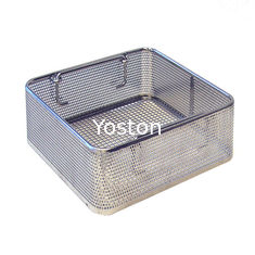 China Stackable Structure Stainless Steel Wire Mesh Baskets For Medical Sterilization supplier