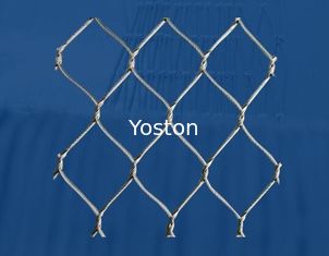 China Zoo Flexible Cable Mesh Rhombus Bird Aviary Wire Rope Netting Easy Installation supplier