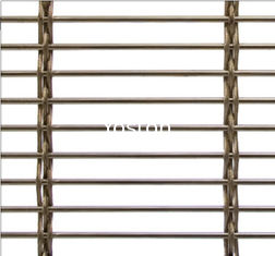 China Facade Stainless Steel Wire Mesh Screen Fabrics Architectural Mesh Cladding supplier