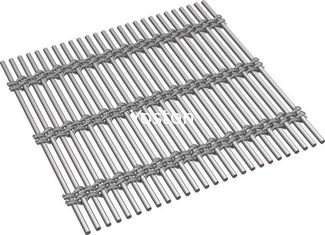 China Building Stainless Steel Woven Wire Mesh , Architectural Mesh Facade Anti Rust supplier