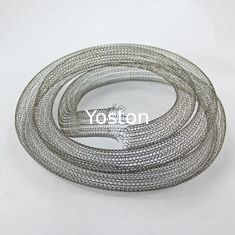China Light Weight Stainless Steel Knitted Wire Mesh Tubing Corrosion Resistant supplier