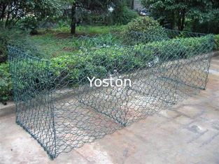 China PVC coated hexagonal gabion wire mesh box walls price supplier