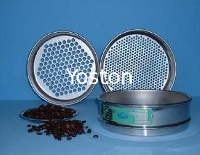 304 Stainless Steel Wire Cloth Bottom Tray /φ10cm Lab Test Sieve Screen Cover