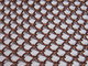 Bronze Color Metal Coil Drapery , Hanging Wire Mesh Room Dividers For Ceiling supplier