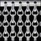 Anodized Aluminum Wire Mesh Curtain Chain Link Rust Proof For Window / Door supplier