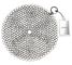 Stainless Steel 316 Wire Mesh Curtain Cast Iron Pan Chainmail Scrubber Round Shape supplier