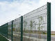 Folding Curved PVC Coated Steel Wire Fencing , Heavy Gauge Wire Fence Panels For School supplier