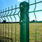 3D Curvy PVC Coated Welded Wire Mesh Fencing , Metal Security Fence Panels For Airport supplier