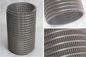 Sewage Filtration Wedge Wire Sieve Filters Vee Wire Screen Tube High Oil Extraction Rate supplier