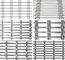 SS Woven Architectural Wire Mesh Perforated Steel Cladding With Special Crimps supplier