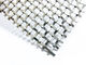 Durable Stainless Steel Woven Wire Cloth , Architectural Mesh Fabric Square Opening  supplier