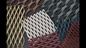Interior / Exterior Architectural Wire Mesh Screen Panels Wall Facade Cladding Powder Coated supplier