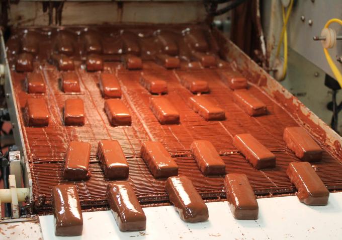 304 Stainless Steel Wire Mesh Conveyor Belt Chocolate Enrober Application