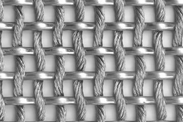 Cable metal mesh with one 3mm cable mesh.