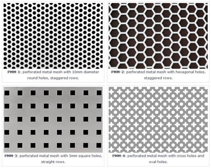 Anti - Corrosion Architectural Wire Mesh Wall Perforated Metal Facade Cladding
