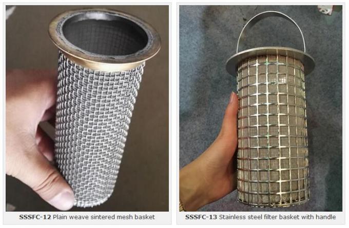 AISI 316 SS Woven Wire Mesh Sintered Mesh Cartridge Fit Industrial Filter