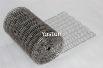 China Durable Structure Steel Mesh Conveyor Belt Positive Driven For Accurate Tracking supplier