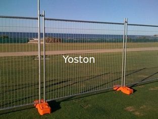 China Portable Temporary Metal Mesh Fence Panels Petrol Station / Railway Station Application supplier