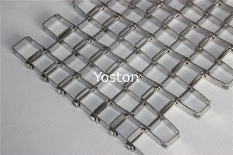 China Honeycomb Flat Wire Mesh Conveyor Belt , Chain Link Conveyor Belt Customized supplier