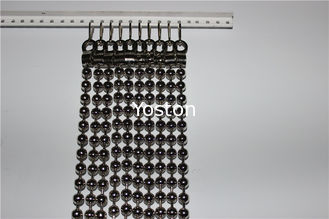 China Round Ball Wire Mesh Curtain Steel High Tensile Strength Interior Decoration supplier