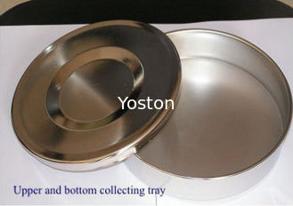 China Stainless Steel / Brass Wire Mesh Sieve Cover Lid / Receiver Pan For Laboratory supplier
