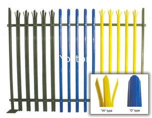 China Steel Palisade Wire Mesh Fence Panels High Security Powder Coated Surface supplier