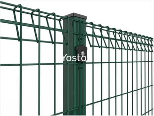 China Roll Top Welded Wire Mesh Fence Panels Galvanized / Powder Coated Surface supplier