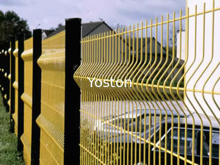 China Powder Coated / Galvanized Wire Mesh Fence Panels 3D Curved Easily Assembled supplier