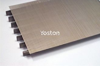 China SS Metal Johnson Wedge Wire Screen Vee Wire Screen Flat Panel High Strengh supplier