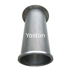 China Stainless Steel Wedge Wire Strainer Rotating Drum Screen For Pulp Machine supplier