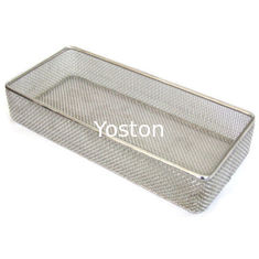China Non Defrmation Stainless Steel Sterilization Trays Wire Mesh Baskets Easy To Clean supplier