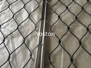 China Knotted Flexible Cable Mesh Metal Wire Rope Material Indestructible Long Using Life supplier