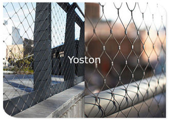 China Animal Enclosure Flexible Stainless Steel Wire Mesh Hand Woven Cable For Zoo supplier