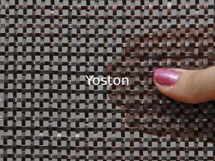 China SS Flat Architectural Woven Wire Mesh Metal Screen Facade Weather Resistant supplier