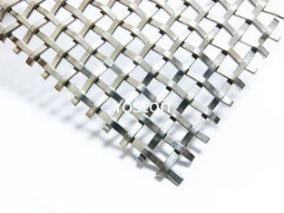 China Durable Stainless Steel Woven Wire Cloth , Architectural Mesh Fabric Square Opening  supplier