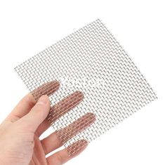 China Plain Weave Nickel 200 Woven Wire Mesh Cloth 0.15 - 2mm Aperture For Filter Media supplier