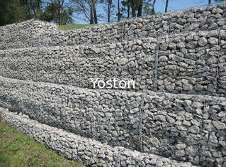 China 4.00mm Hot Dipped Galvanised Gabion Wire Baskets Hexagonal Mesh Cage Walls supplier