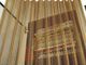 Bronze Color Metal Coil Drapery , Hanging Wire Mesh Room Dividers For Ceiling supplier