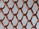 Metal Decorative Wire Mesh Curtain Antique Brass Color For Room Divider supplier