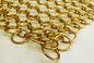Architectural Drapery Ring Wire Mesh Curtain Stainless Steel Chain Mail Anti - Corrosion supplier