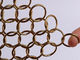 Architectural Drapery Ring Wire Mesh Curtain Stainless Steel Chain Mail Anti - Corrosion supplier