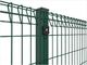Roll Top Welded Wire Mesh Fence Panels Galvanized / Powder Coated Surface supplier